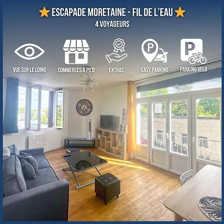 Fil De L'eau Grand T2 Renove - Commerces A Pied 公寓